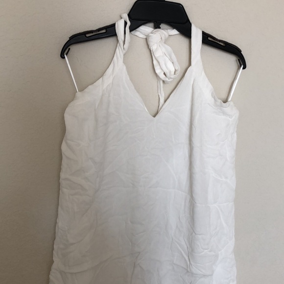 Superdown white Trina shift halter mini dress - Picture 4 of 8